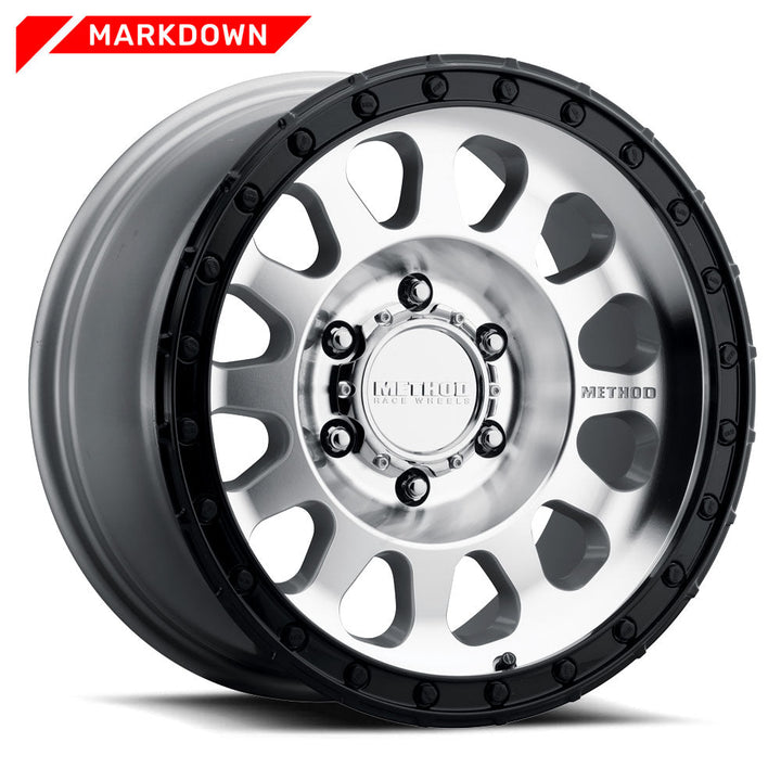 Method Race Wheels MR315 | 18x9 | 6 On 135 | Offset 18 | Machined Gloss Black Lip | Lip 1.65"