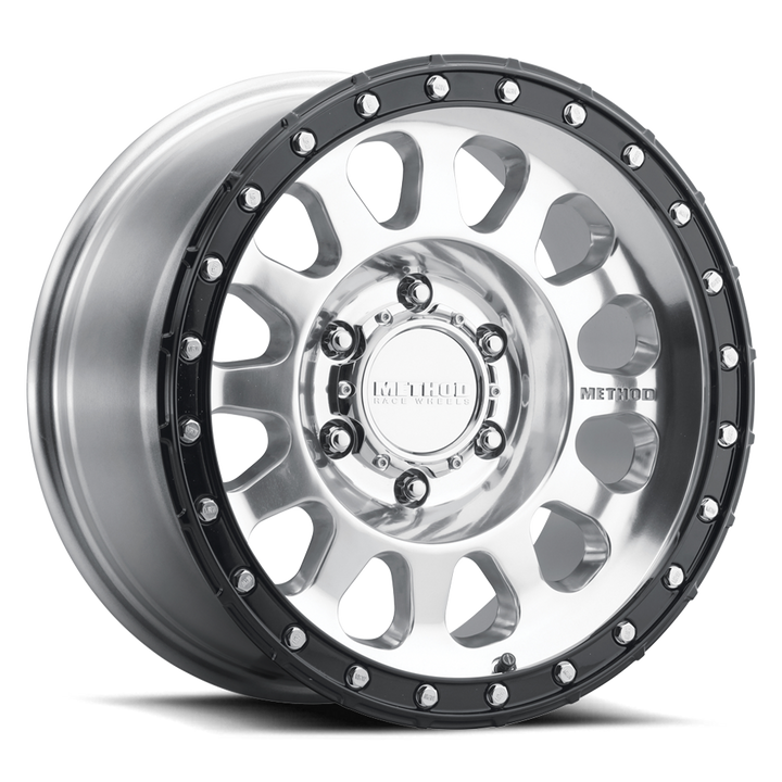 Method Race Wheels MR315 | 17x8.5 | 6 On 135 | Offset 0 | Polished Gloss Black Lip | Lip 1.65"