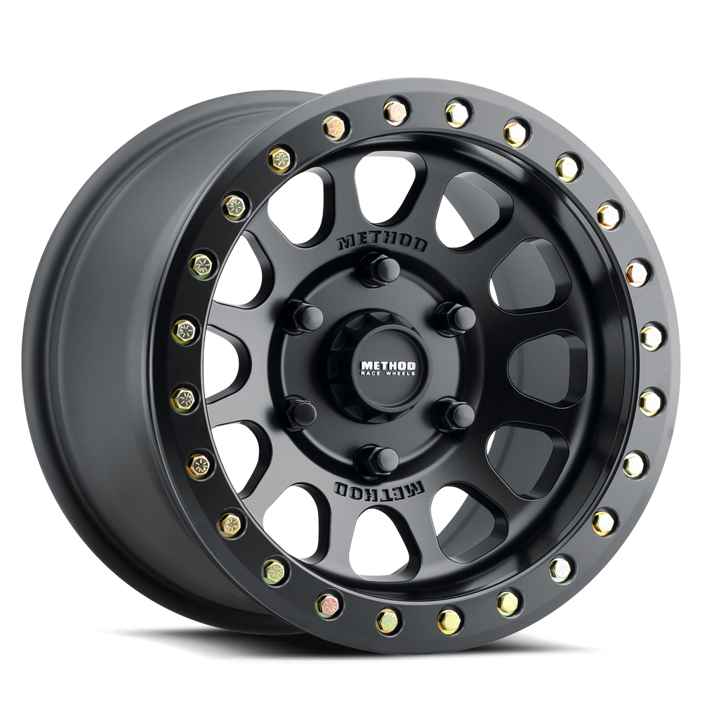 Method Race Wheels MR401 Beadlock UTV | 15x7 | 6 On 139.7 | Offset 38 | Matte Black | Lip 0.79"