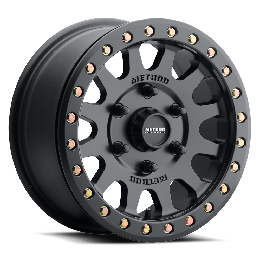 Method Race Wheels MR401 Beadlock UTV | 15x7 | 6 On 139.7 | Offset 38 | Matte Black | Lip 0.79"