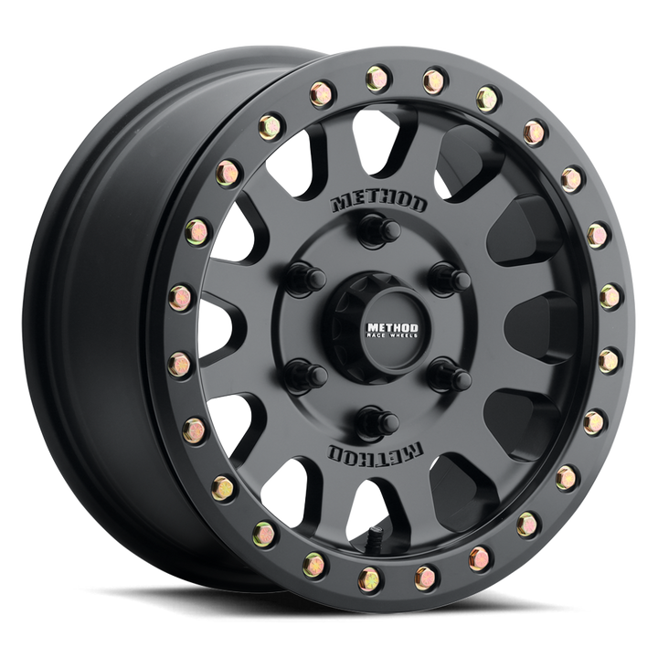 Method Race Wheels MR401 Beadlock UTV | 15x7 | 6 On 139.7 | Offset 38 | Matte Black | Lip 0.79"