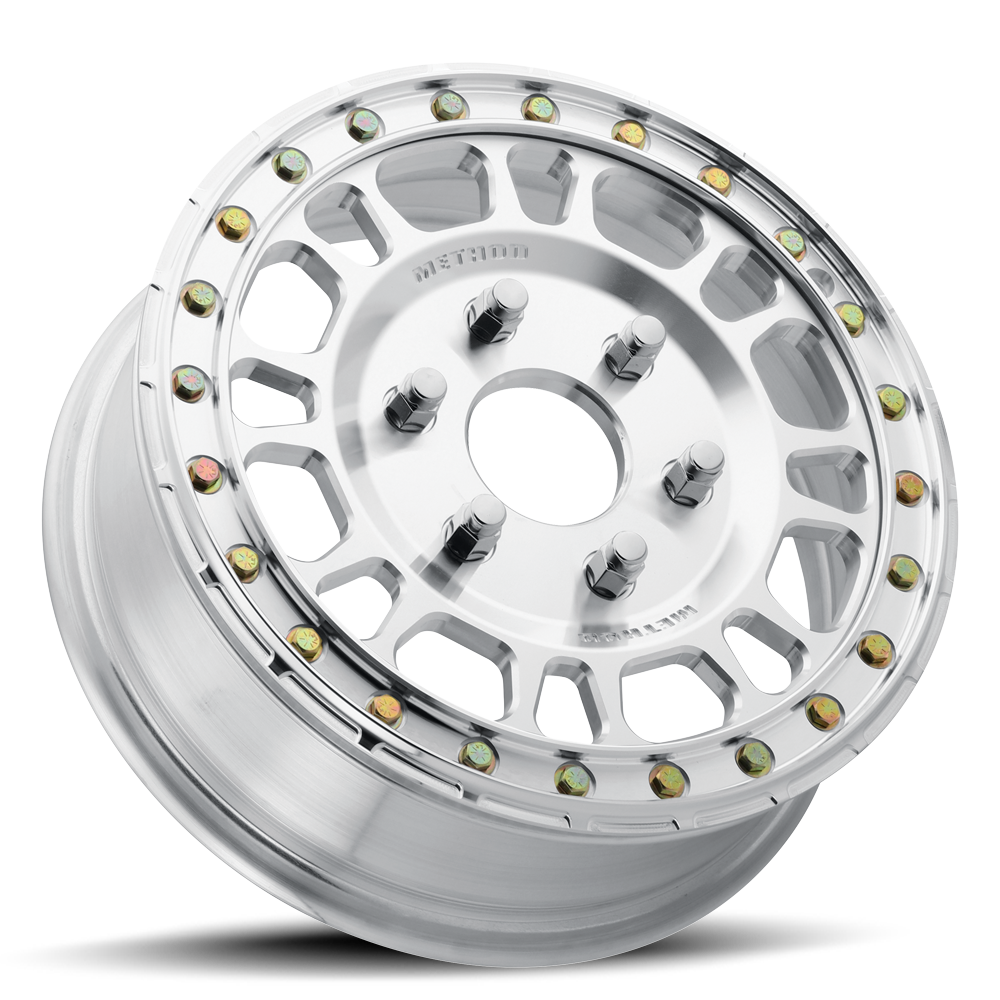 Method Race Wheels MR412 Bead Grip UTV | 15x6 | 6 On 139.7 | Offset 51 | Raw Machined | Lip 0"