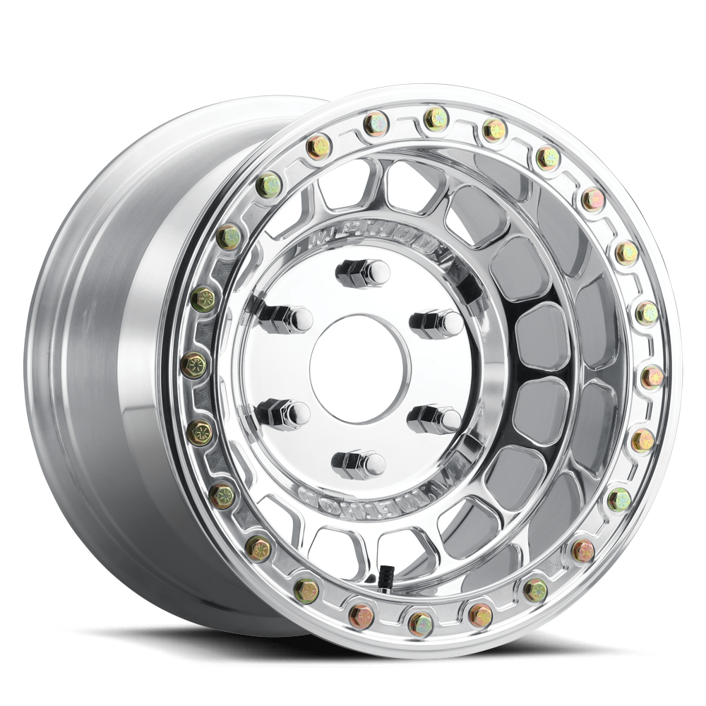 Method Race Wheels MR413 Beadlock UTV | 15x10 | 6 On 139.7 | Offset 0 | Polished | Lip 3.31"