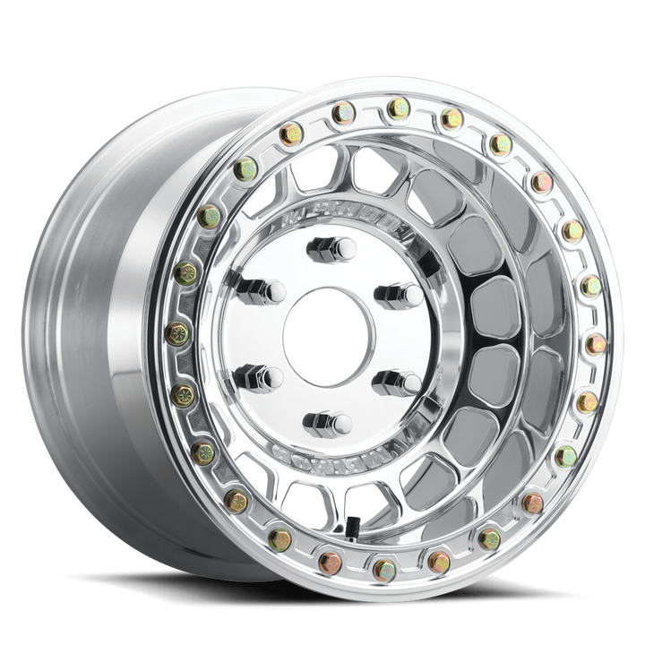 Method Race Wheels MR413 Beadlock UTV | 15x10 | 6 On 139.7 | Offset 0 | Polished | Lip 3.31"