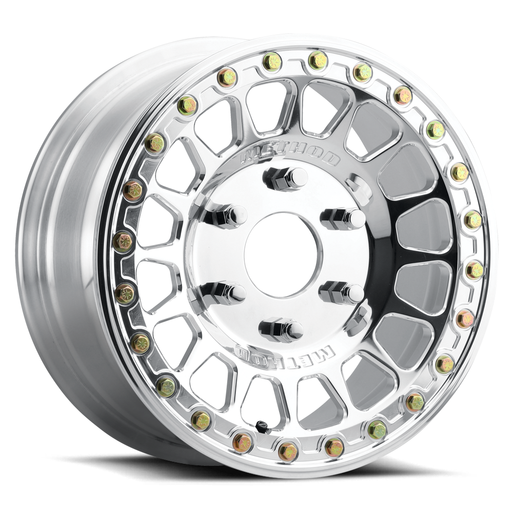 Method Race Wheels MR413 Beadlock UTV | 15x10 | 6 On 139.7 | Offset 0 | Polished | Lip 3.31"