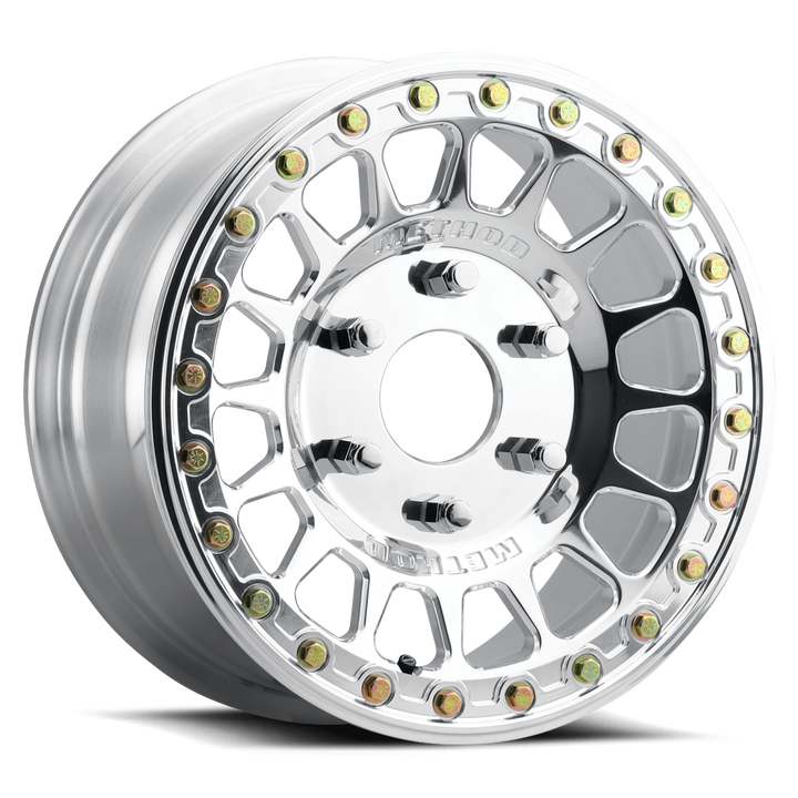 Method Race Wheels MR413 Beadlock UTV | 15x10 | 6 On 139.7 | Offset 0 | Polished | Lip 3.31"