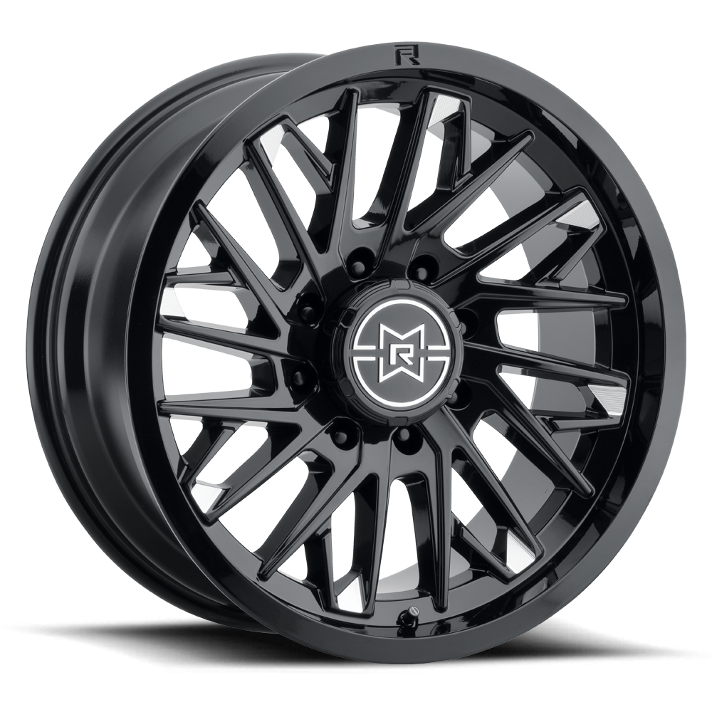 Method Race Wheels MR801 Raised | 20x10 | 8 On 170 | Offset -18 | Gloss Black Milled