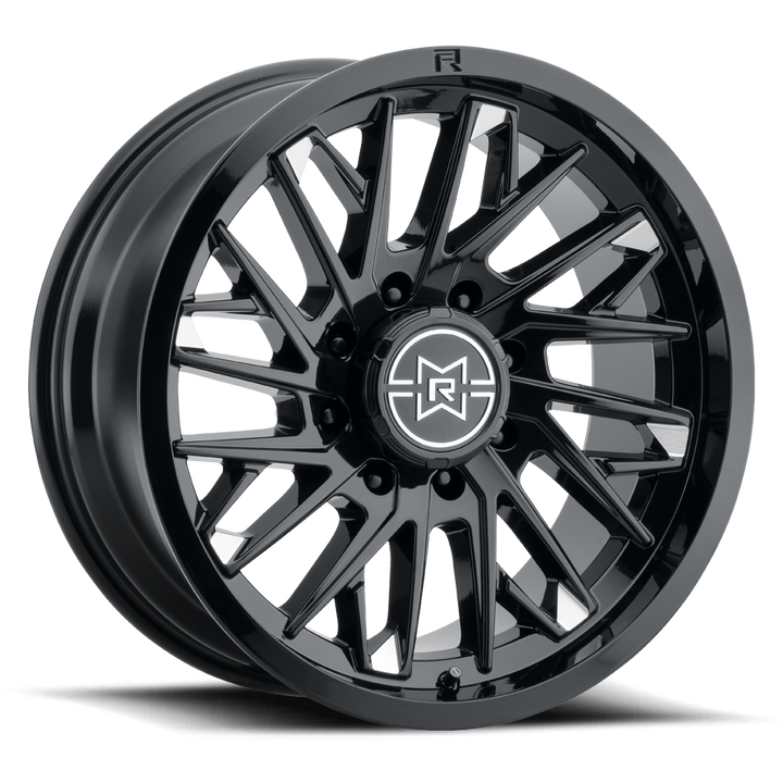 Method Race Wheels MR801 Raised | 20x10 | 8 On 170 | Offset -18 | Gloss Black Milled