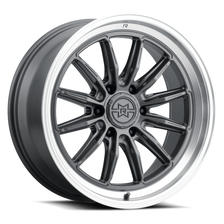 Method Race Wheels MR803 Raised | 22x10 | 6 On 135 | Offset -18 | Gloss Titanium Machined Lip
