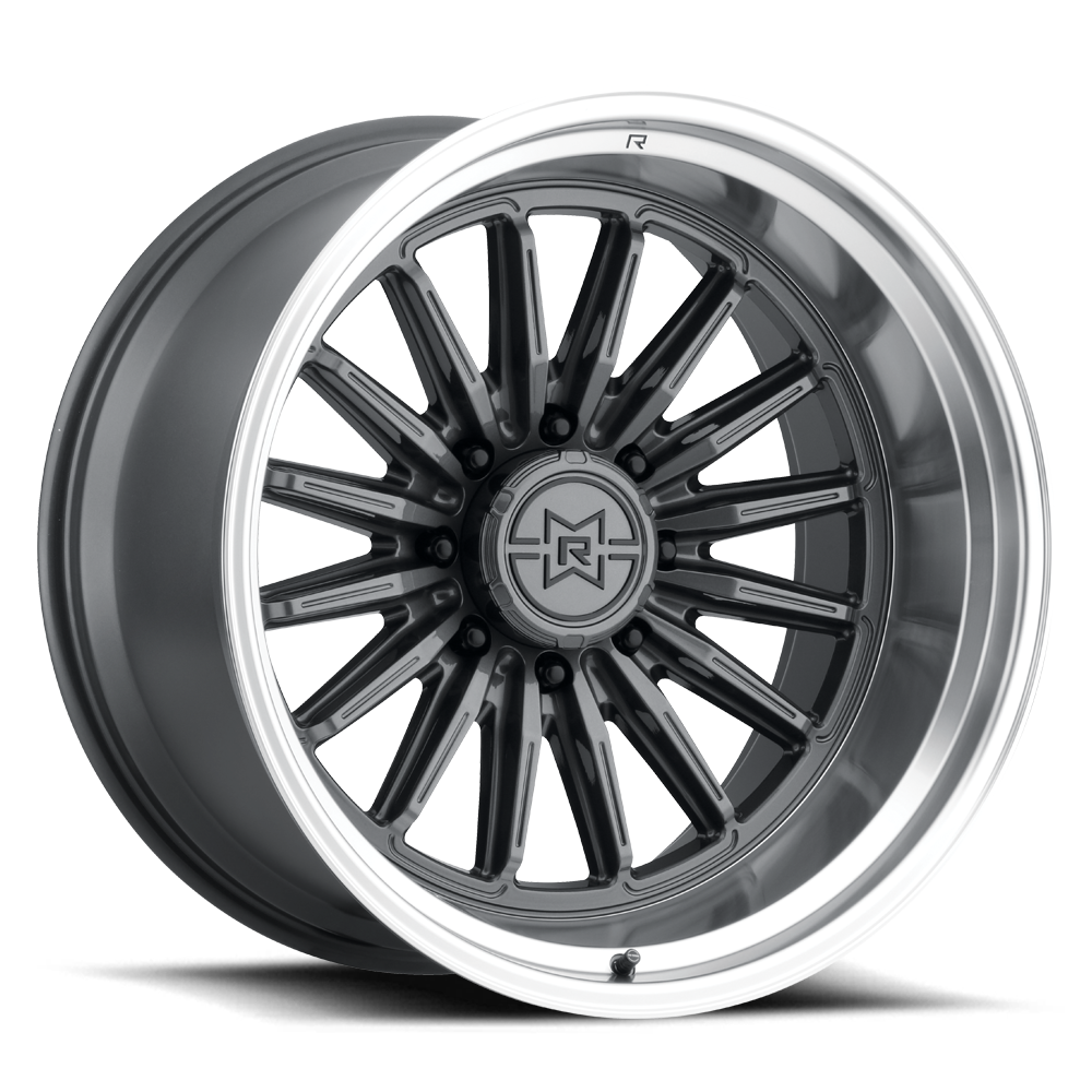 Method Race Wheels MR803 Raised | 22x12 | 8 On 180 | Offset -40 | Gloss Titanium Machined Lip