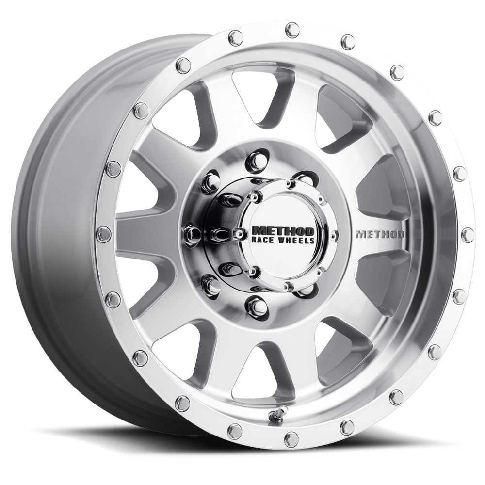 Method Race Wheels The Standard MR301 | 17x8.5 | 6 On 139.7 | Offset 0 | Machined | Lip 2.76"