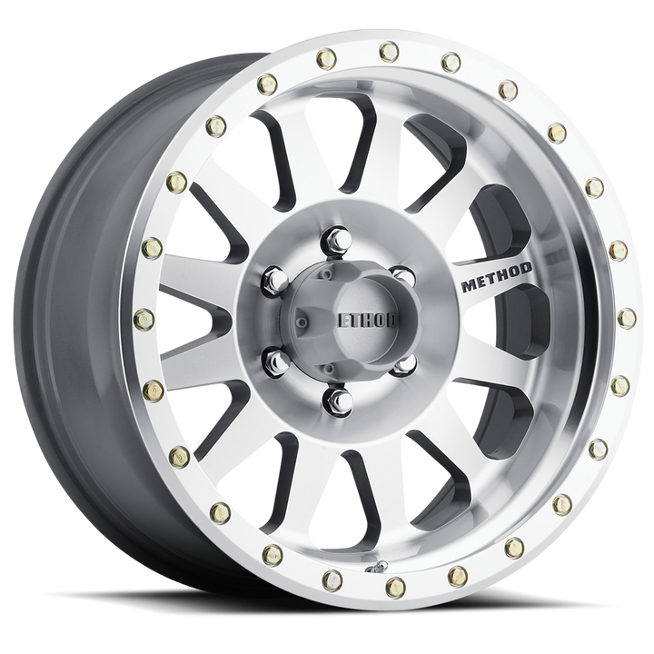 Method Race Wheels Double Standard MR304 | 20x10 | 6 On 139.7 | Offset -18 | Machined | Lip 3.9"