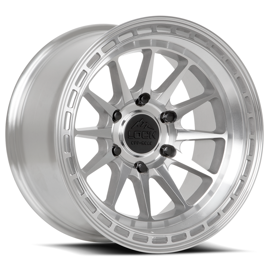 Lock Offroad Baja | 17x9 | 6 On 139.7 | Offset -12 | Machined with Clear Coat | SKU BAJA-7969MC12N