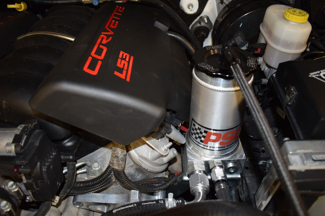 PSC Pump & Remote Reservoir Kit GM LS3 w/ 2010-2015 Camaro Drive PK1871-LS3-M | SKU PK1871-LS3-M