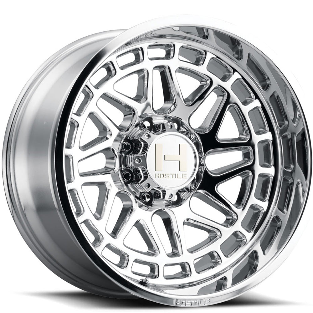 Hostile H122 Reaper | 22x12 | 6 On 135 | Offset -44 | Chrome | SKU H122-2212613547C