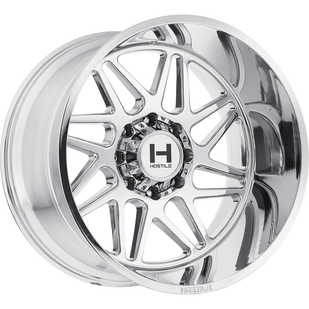 Hostile H108 Sprocket | 22x10 | 6 On 139.7 | Offset -25 | Chrome | SKU H108-2210655045C
