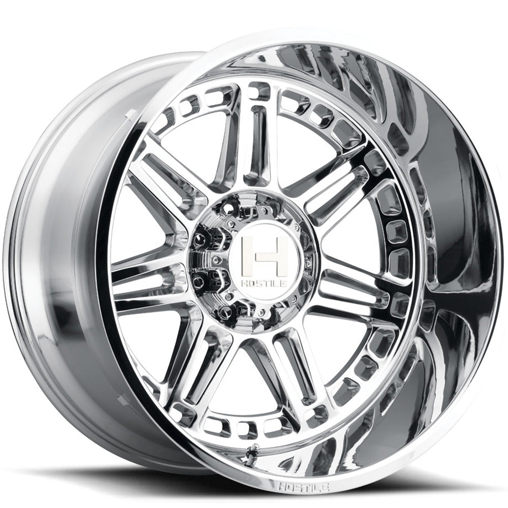 Hostile H124 Lunatic | 20x10 | 6 On 135 | Offset -19 | Chrome | SKU H124-2010613547C