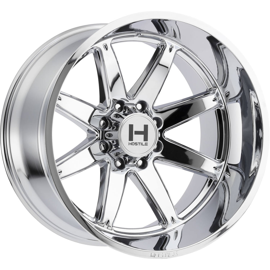 Hostile H109 Alpha | 20x10 | 6 On 139.7 | Offset -19 | Chrome | SKU H109-2010655047C