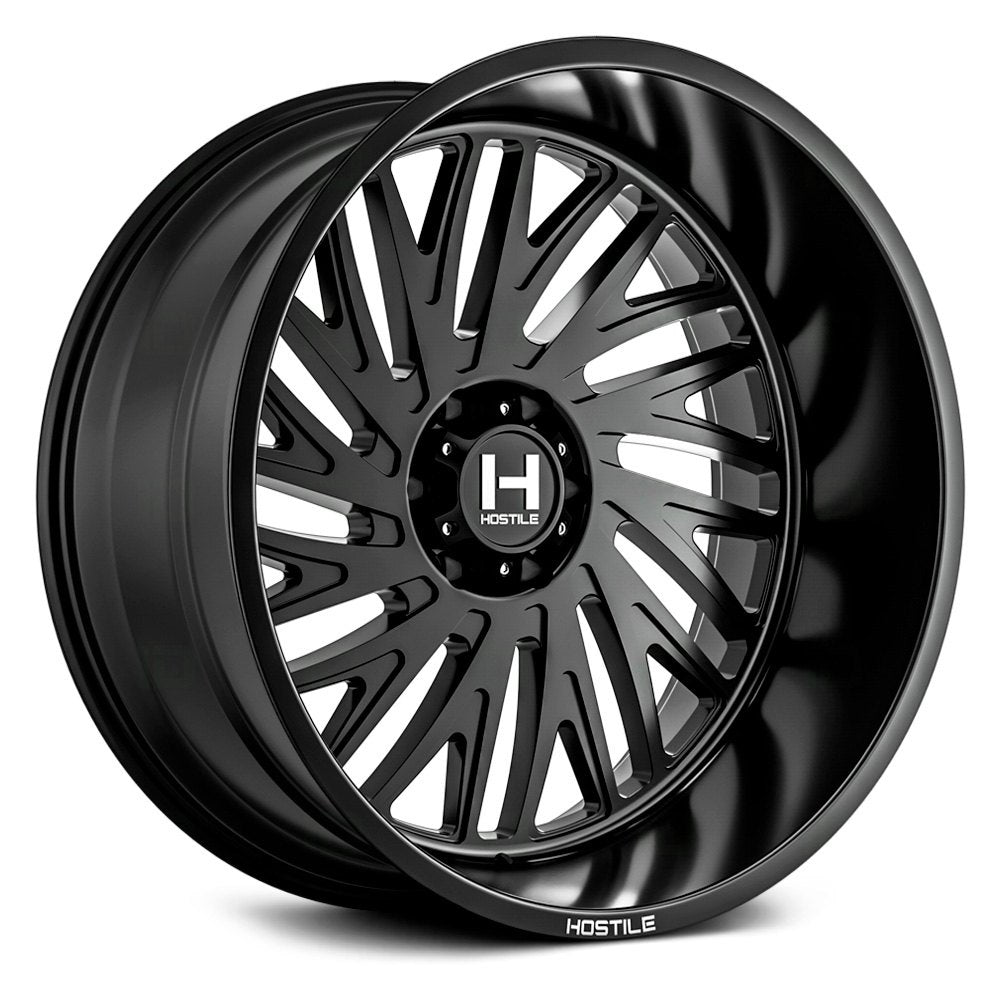 Hostile H131 Syclone | 22x12 | 6 On 139.7 | Offset -44 | Satin Black | SKU H131-2212655047BB