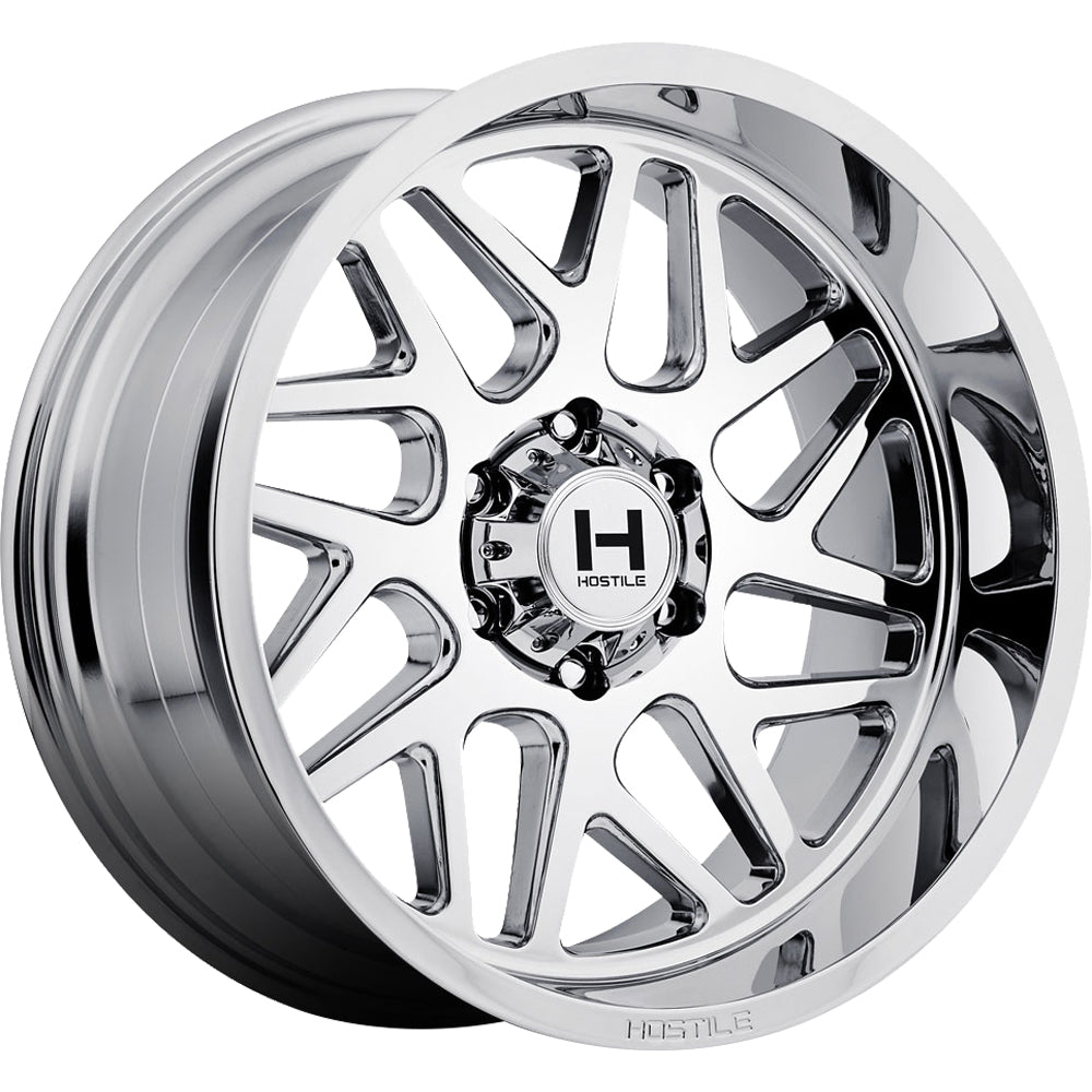 Hostile H108 Sprocket | 20x9 | 6 On 139.7 | Offset 0 | Chrome | SKU H108-2090655050C