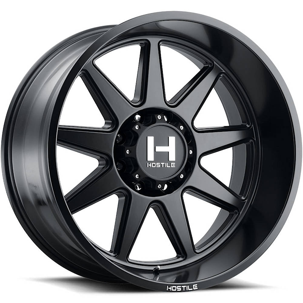 Hostile H121 Omega | 20x12 | 6 On 139.7 | Offset -44 | Satin Black | SKU H121-2012655047BB