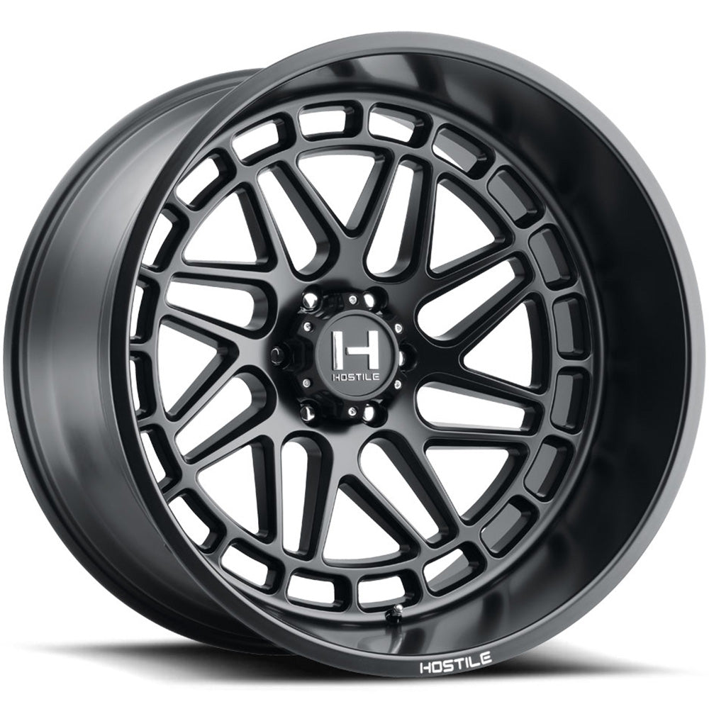 Hostile H122 Reaper | 20x12 | 6 On 135 | Offset -44 | Satin Black | SKU H122-2012613547BB