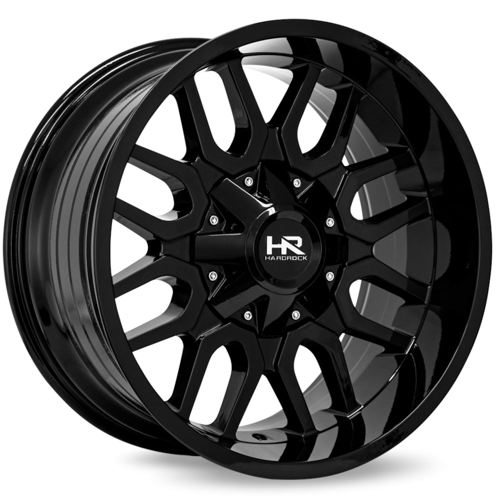 Hardrock Offroad H709 Commander | 22x10 | 8 On 165.1 | Offset -25 | Gloss Black | SKU H709-221081125GB