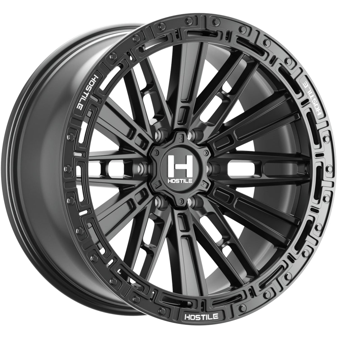 Hostile H129 Mojave-6 | 17x9 | 6 On 139.7 | Offset 0 | Satin Black | SKU H129-1790655050A