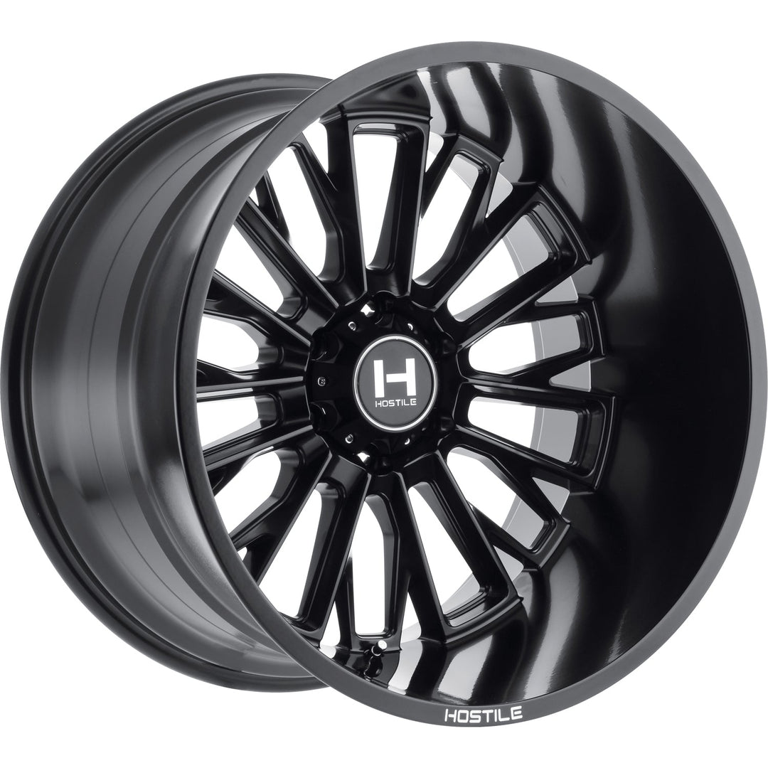 Hostile H114 Fury | 20x9 | 6 On 139.7 | Offset 0 | Satin Black (Asphalt) | SKU H114-2090655050BB