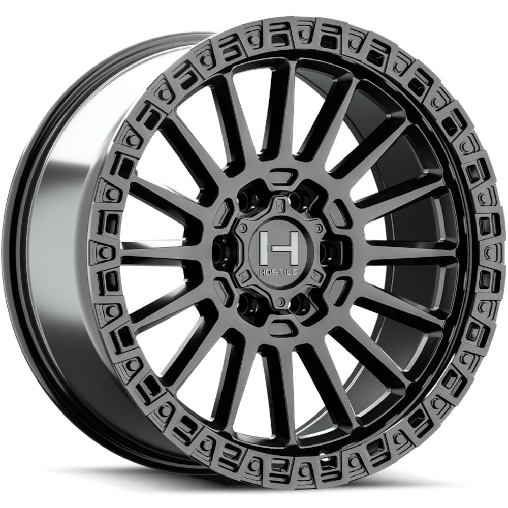 Hostile H137 Battle | 20x9 | 6 On 139.7 | Offset 1 | Satin Black | SKU H137-2090655050A