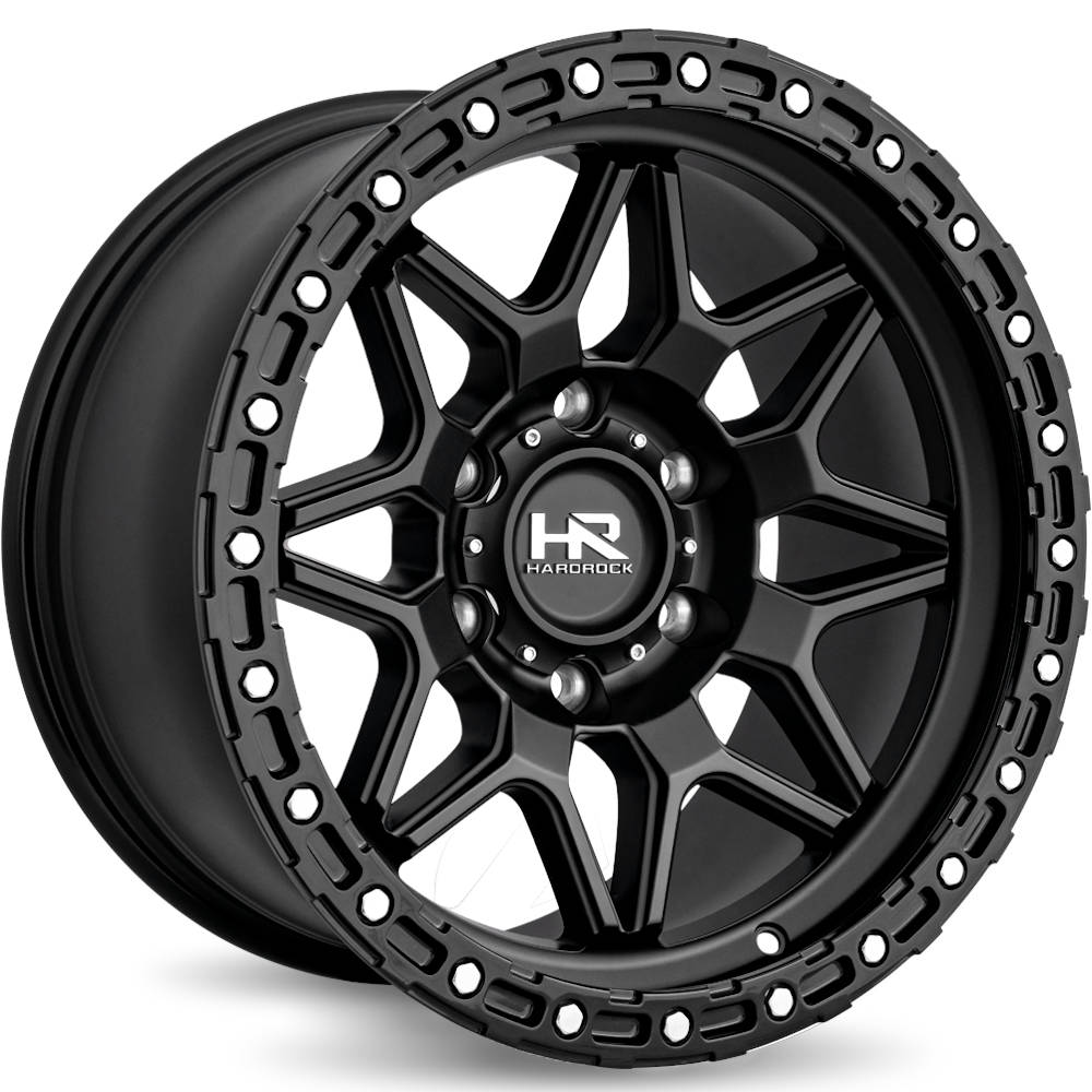 Hardrock Offroad H105 | 17x9 | 6 On 139.7 | Offset -12 | Matte Black | SKU H105-179083112BB