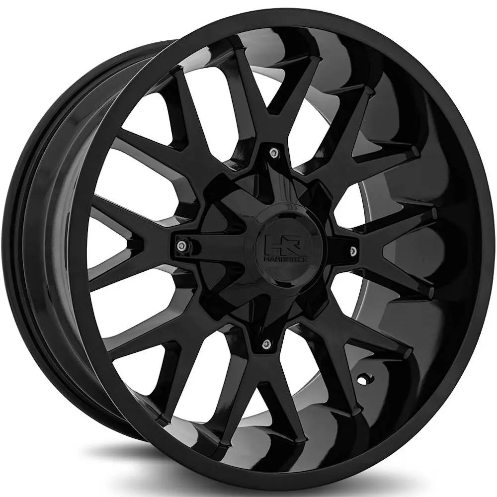 Hardrock Offroad H700 Affliction | 20x10 | 8 On 180 | Offset -19 | Gloss Black | SKU H700-201078119GB