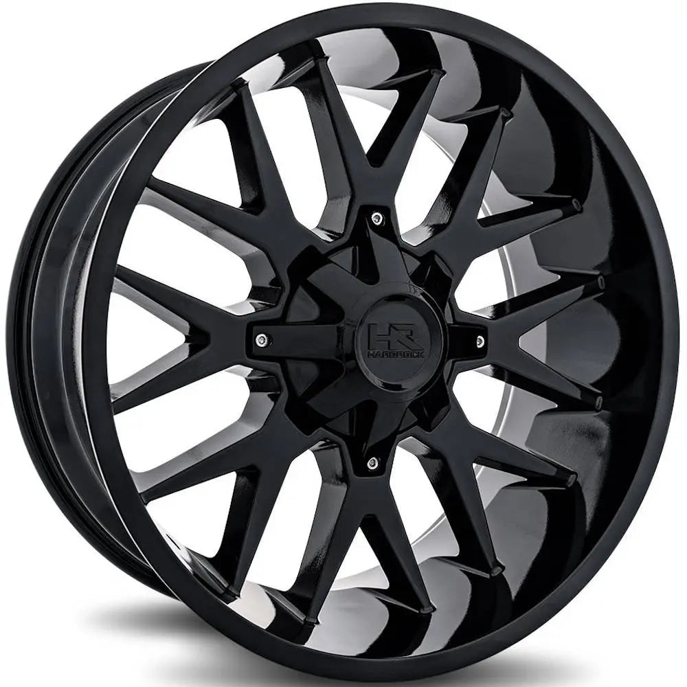 Hardrock Offroad H700 Affliction | 22x10 | 8 On 180 | Offset -19 | Gloss Black | SKU H700-221078119GB