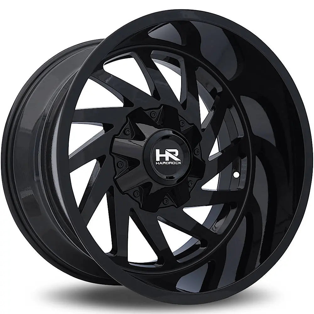Hardrock Offroad H704 Crusher | 20x10 | 8 On 165.1 | Offset -19 | Gloss Black | SKU H704-201081119GB