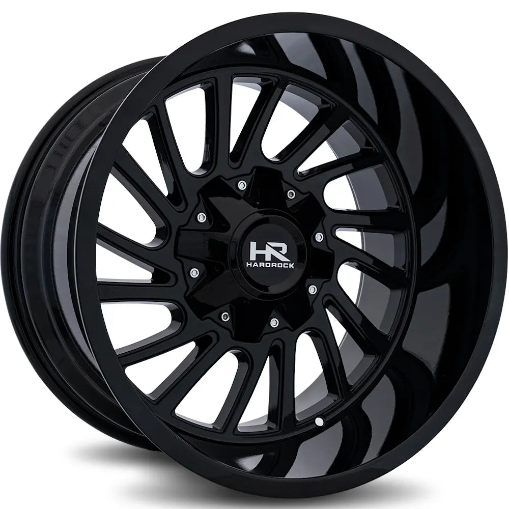 Hardrock Offroad Overdrive | 20x12 | 6 On 135/139.7 | Offset -51 | Gloss Black | SKU H708-201237151GB