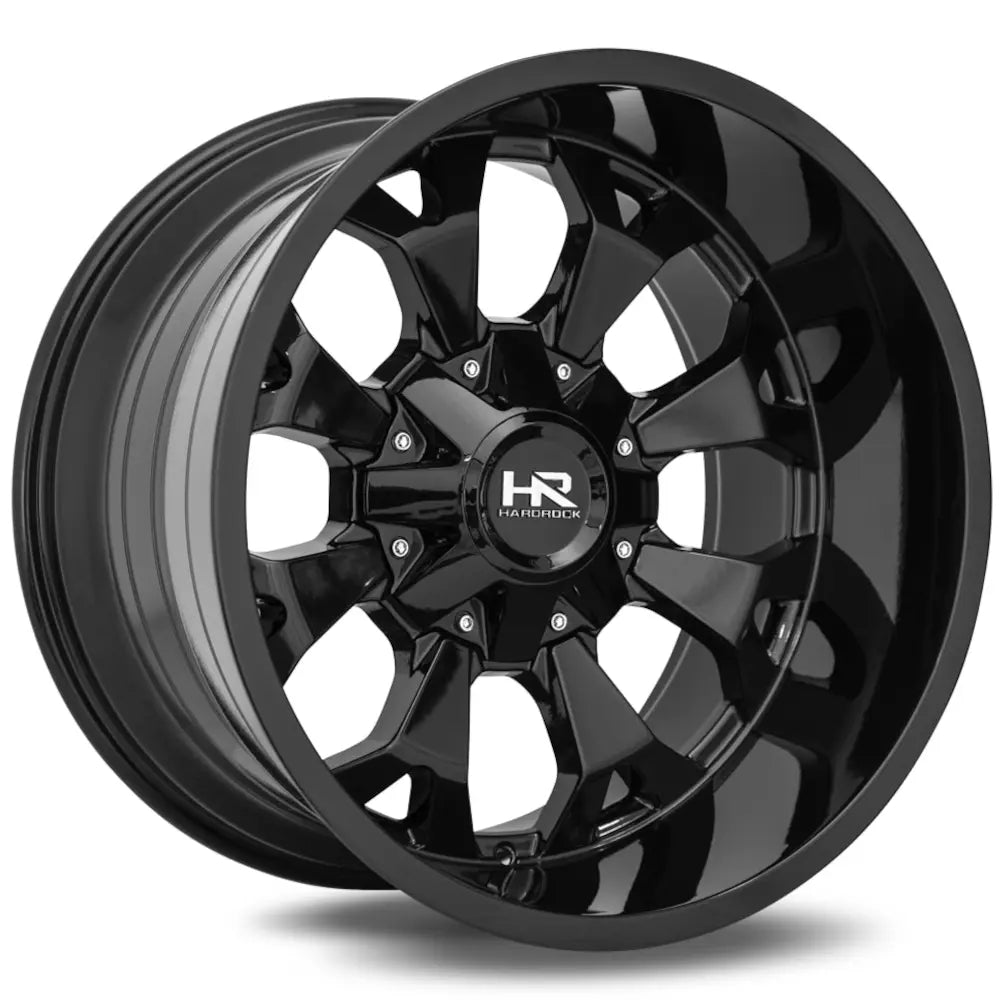 Hardrock Offroad H711 Devastator | 22x10 | 5 On 127/139.7 | Offset -25 | Gloss Black | SKU H711-221052125GB