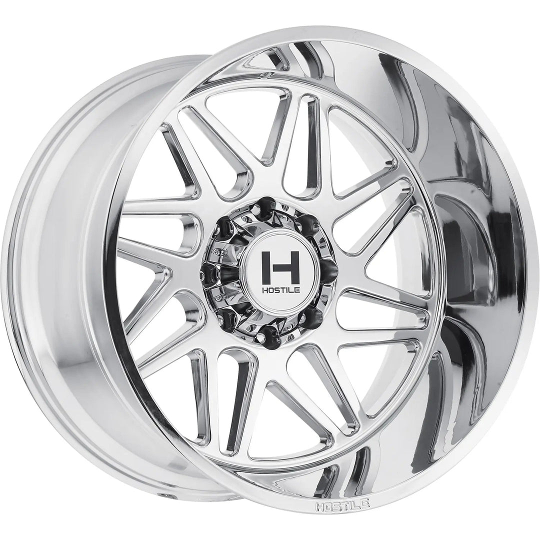 Hostile H108 Sprocket | 20x12 | 8 On 170 | Offset -44 | Chrome | SKU H108-2012817047C