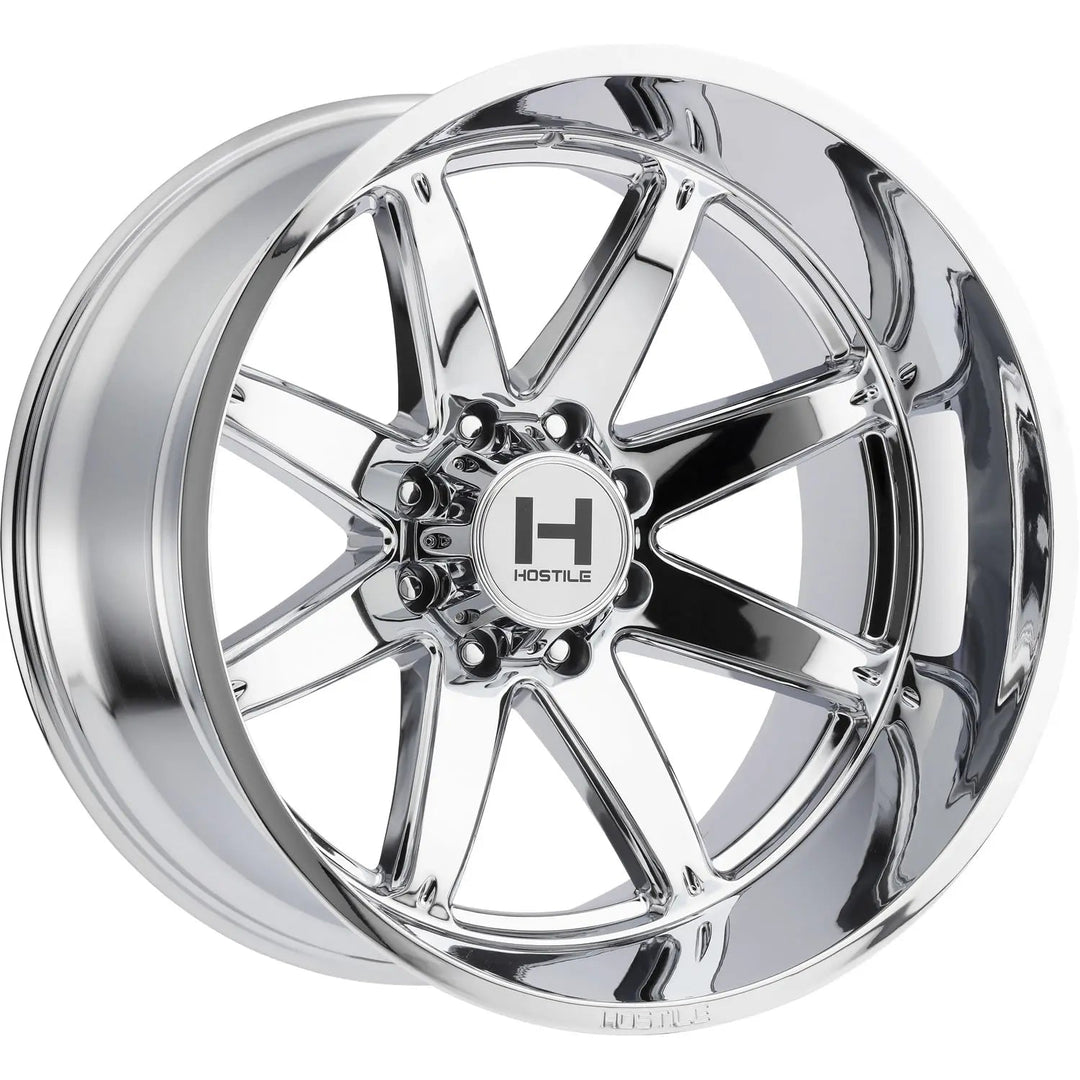 Hostile H109 Alpha | 22x10 | 6 On 139.7 | Offset -25 | Chrome | SKU H109-2210655045C