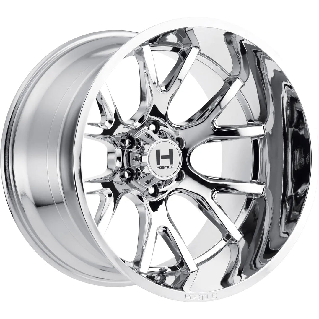 Hostile H113 Rage | 20x9 | 6 On 139.7 | Offset 0 | Chrome | SKU H113-2090655050C