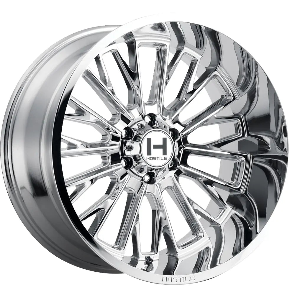 Hostile H114 Fury | 20x9 | 6 On 139.7 | Offset 12 | Chrome (Armor Plated) | SKU H114-2090655055C