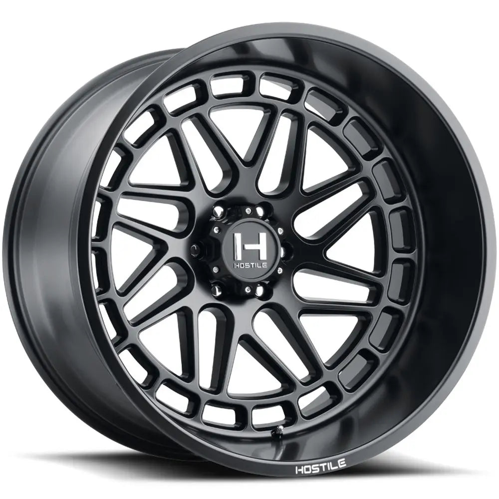 Hostile H122 Reaper | 20x9 | 6 On 139.7 | Offset 0 | Satin Black | SKU H122-2090655050BB