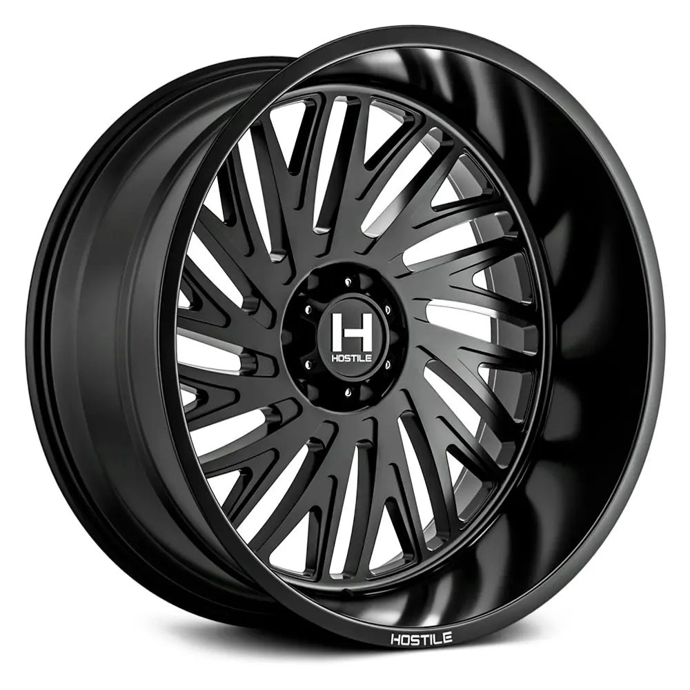 Hostile H131 Syclone | 20x10 | 6 On 135 | Offset -19 | Satin Black (Asphalt) | SKU H131-2010613547BB