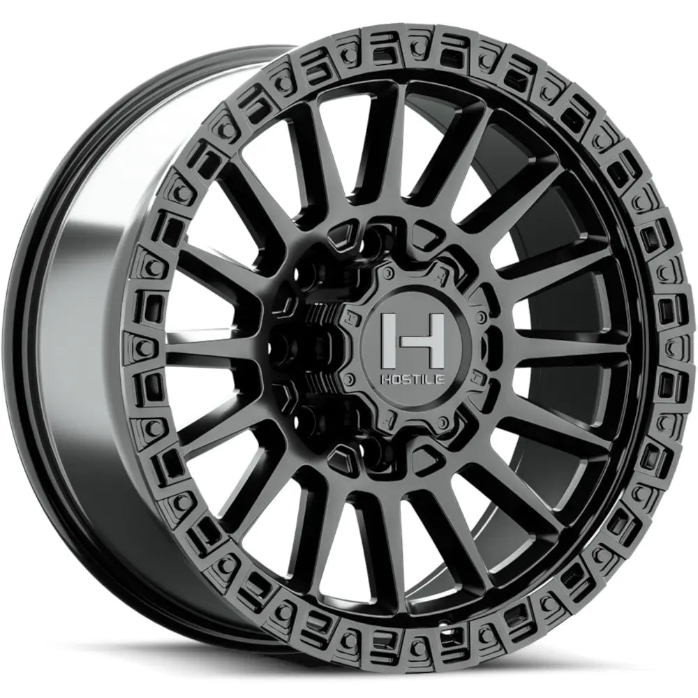 Hostile H137 Battle | 20x9 | 8 On 170 | Offset 1 | Satin Black | SKU H137-2090817050A