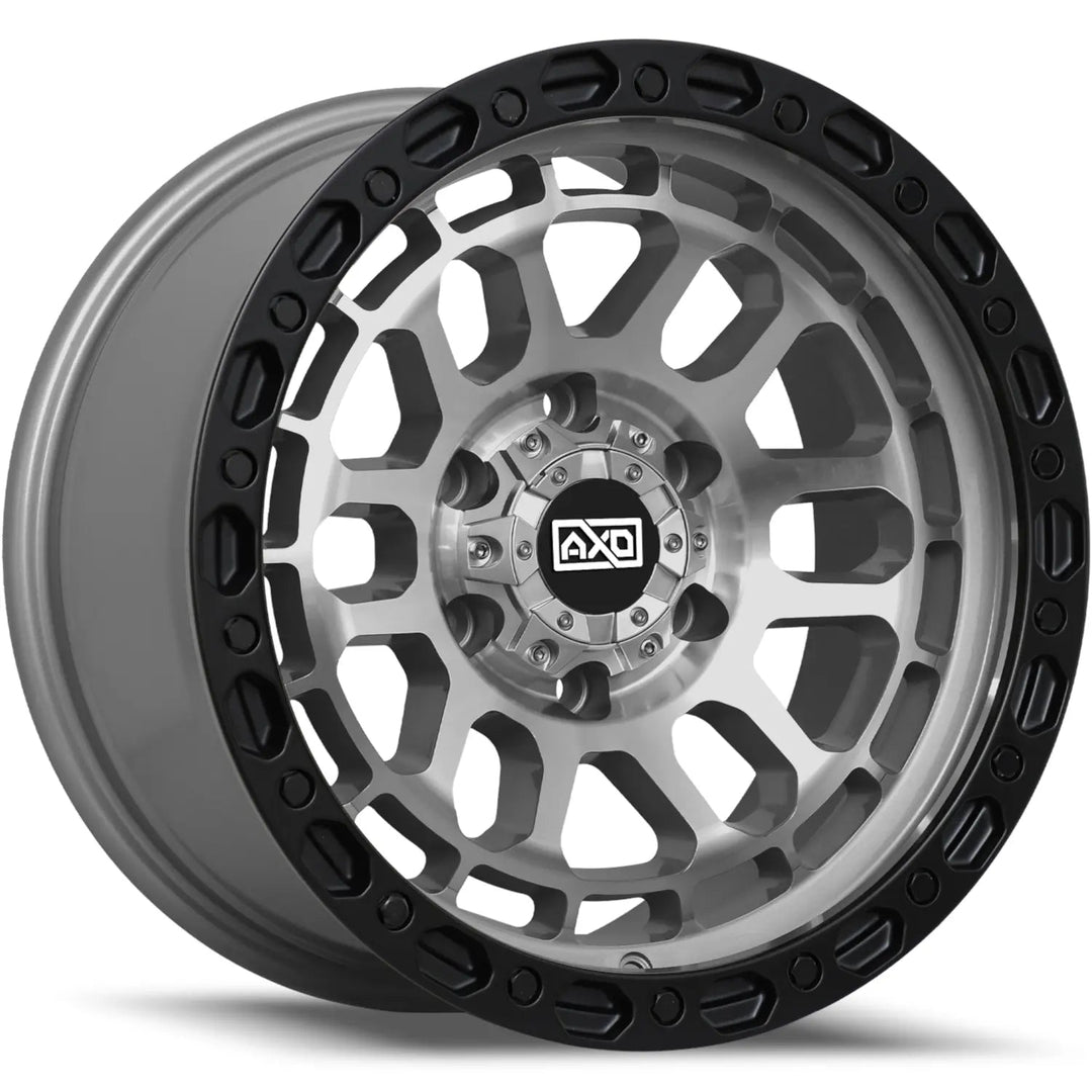 AXD Offroad AS4 | 17x8.5 | 6 On 139.7 | Offset 0 | Titanium with Black Lip | SKU AS4785655+00G