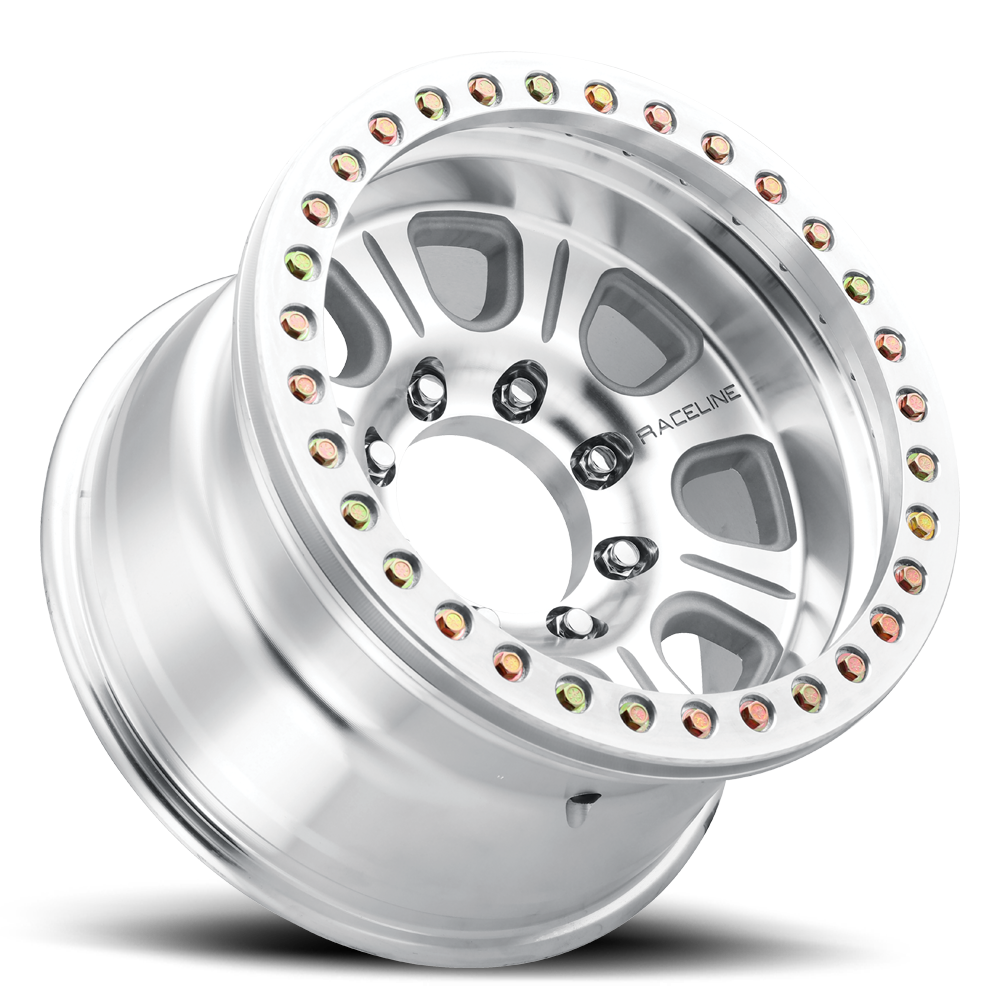 Raceline Monster Beadlock RT233 17x9.5 5 on 127 -19 Offset Machined
