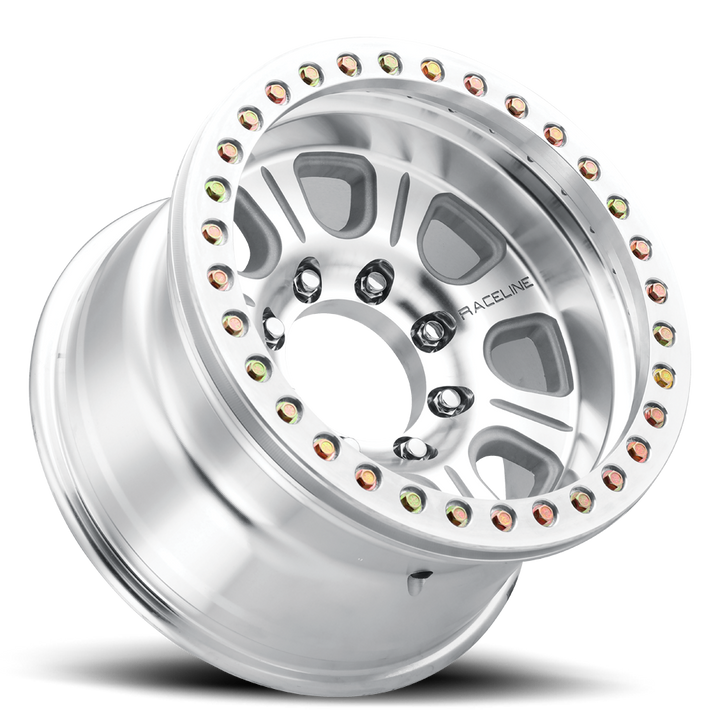 Raceline Monster Beadlock RT233 17x9.5 5 on 127 -32 Offset Machined