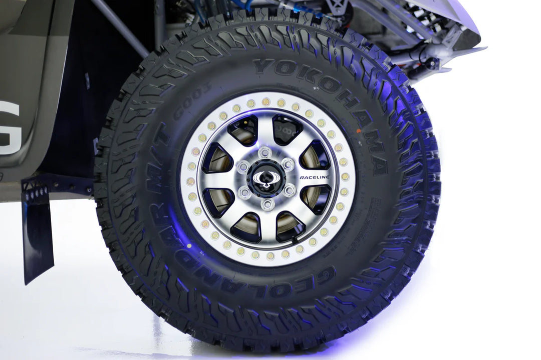 Raceline Wheels RT260-78560-19 - Avenger Beadlock - 17x8.5 - 6x5.5 Bolt Pattern - -19mm Offset / 4" Backspacing - Off-Road Beadlock Wheel - Skinny Pedal Racing
