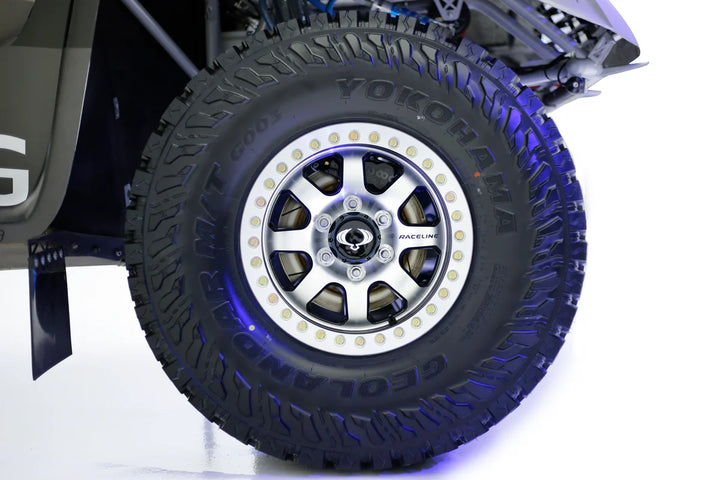 Raceline Wheels RT260-78560-19 - Avenger Beadlock - 17x8.5 - 6x5.5 Bolt Pattern - -19mm Offset / 4" Backspacing - Off-Road Beadlock Wheel - Skinny Pedal Racing