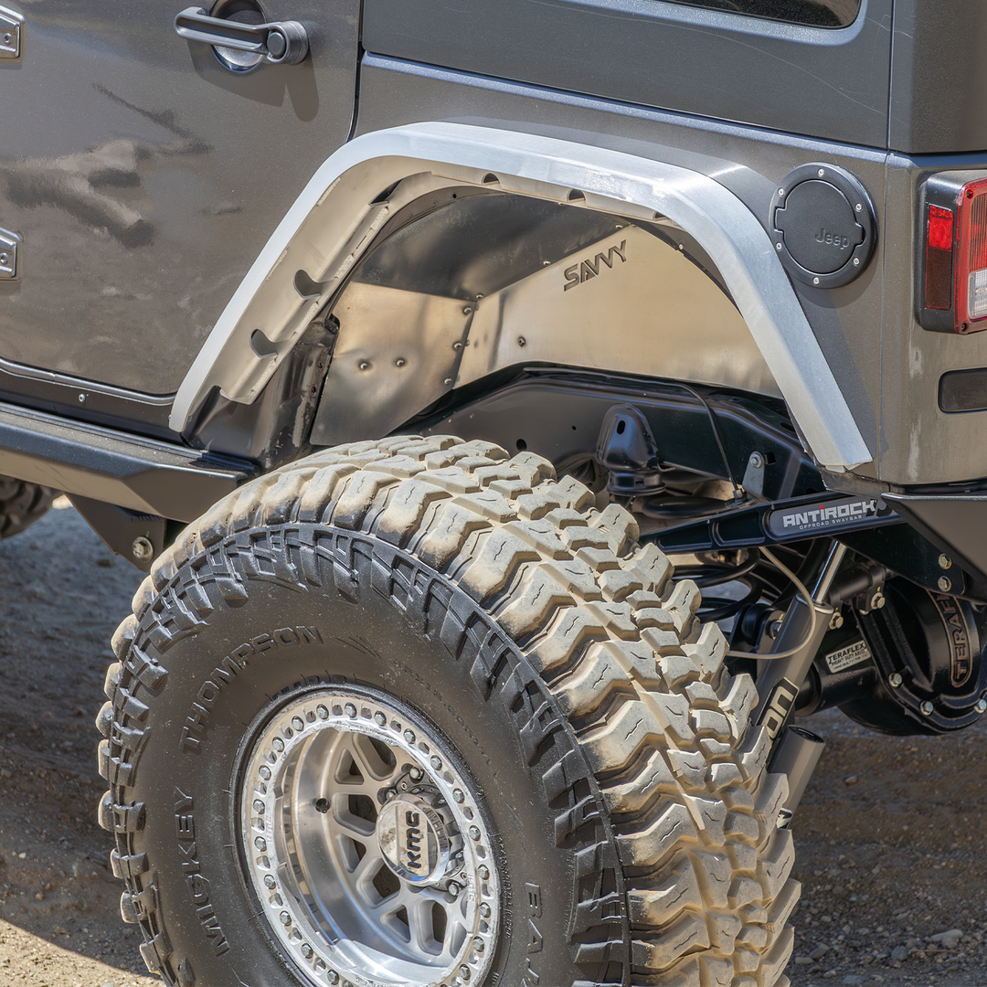 Savvy Rear Ultra High Line Fenders (Aluminum) - 2007-2018 Jeep JK/JKU