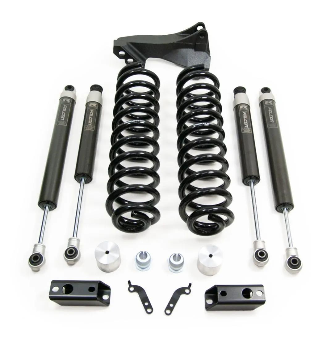 ReadyLIFT 2.5 Inch Front Lift Kit with Falcon 1.1 Shocks - 2020-2026 Ford Super Duty Diesel (46-20253)